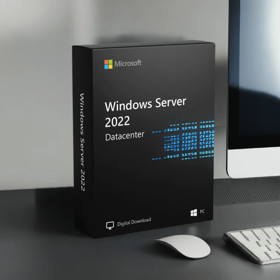 Clé Microsoft Windows Server 2022 Datacenter – virtualisation illimitée pour centres de données professionnels