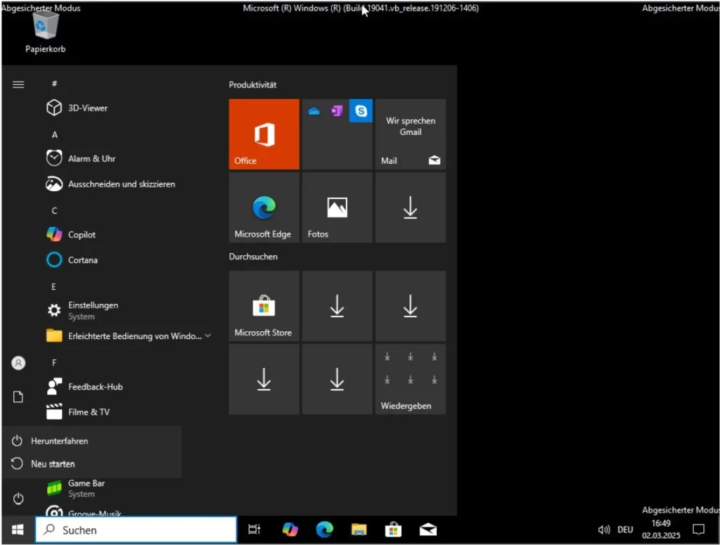 Comment quitter le mode sans échec sous Windows 10 ?