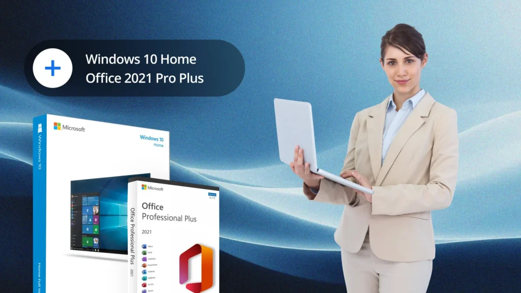 Windows 10 Home et Office 2021 Pro Plus – pack logiciel activable instantanément